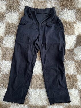 NWOT Black Maternity Pants - High Waist Comfort